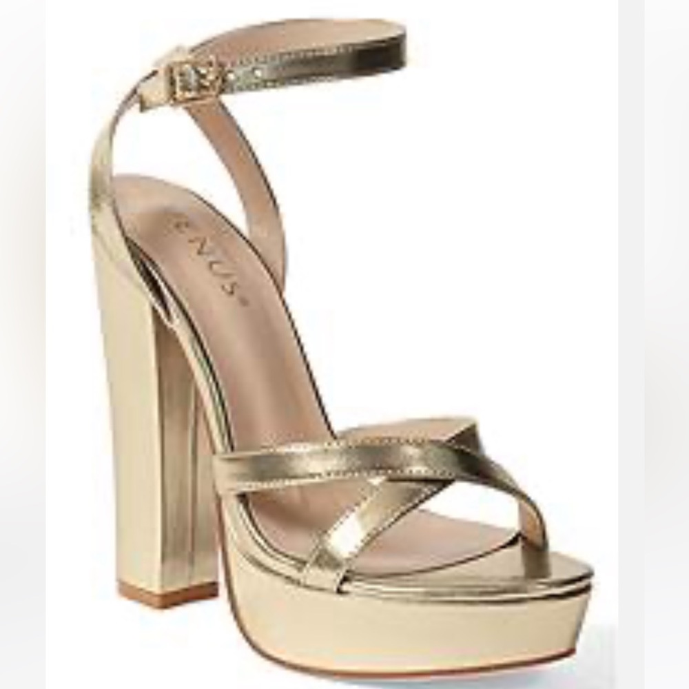 Block Heel Platform Sandel
